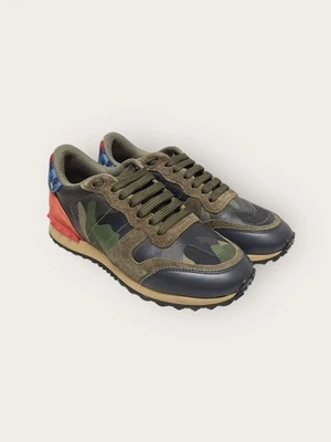 Valentino Sneakers à clous Rockstud en camouflage multicolore 36.5 41873709 [U] - Photo 1/4