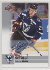 2019-20 Upper Deck CHL Star SP Auto Samuel Poulin #329 Auto i9i