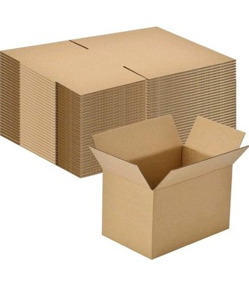 30 Pack 6x4x4 inches Small Shipping Boxes Brown Corrugated Cardboard Boxes 