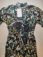 Baukjen Damengröße 12 Heidi Lenzing Ecovero Kleid (neu mit Etikett) dunkle Zeder Schmetterling