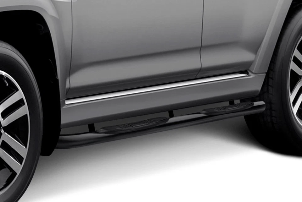 For Toyota Tacoma 2001-2004 Aries 202004 3" Cab Length Black Round Side Bars Foto 2 de 2