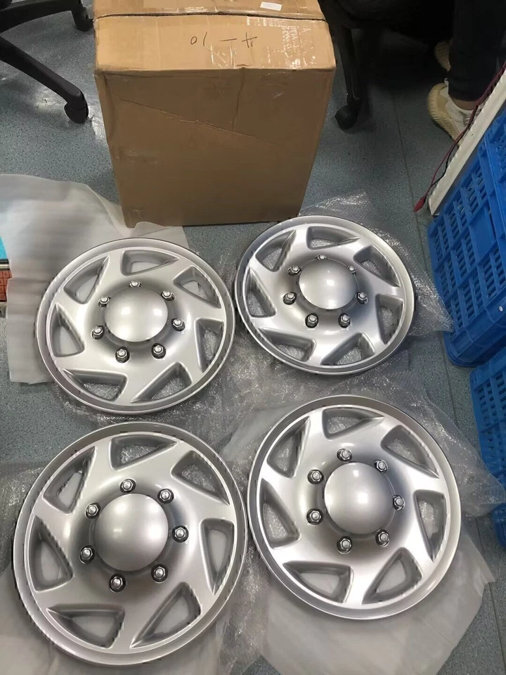 adequado para FORD 4x4 Truck Van 16" 8 lugares tampas completas aro cubo tampas 4 rodas de aço 5S - Imagem 2 de 4