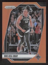 2024 Panini Prizm WNBA #84 Chelsea Gray Orange Prizms #/99