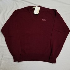 Vintage Lyle & Scott Sweater Mens Large Red M...