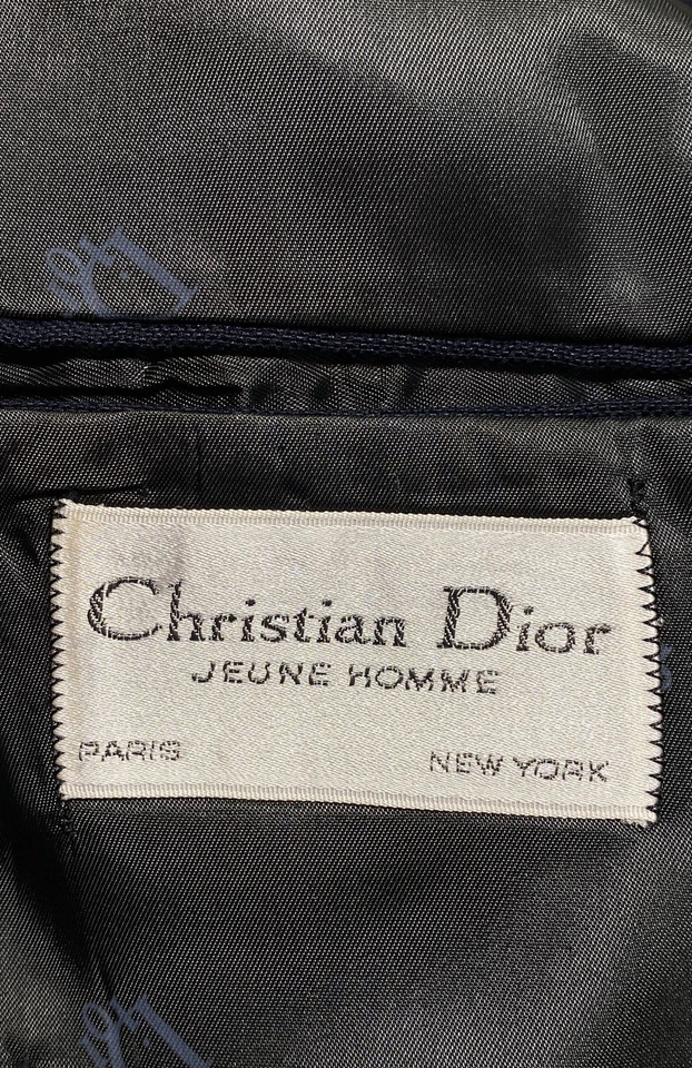 Blazer Christian Dior Hombre Azul Marino Talla M Foto 3 de 4