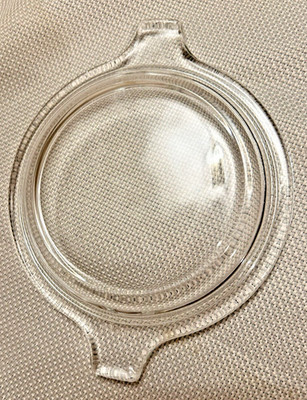 Clear Pyrex 680-C-28 Tab Handled Lid Only