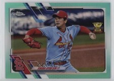 2021 Topps Chrome Aqua Refractor 173/199 Kwang-Hyun Kim #153 sy5