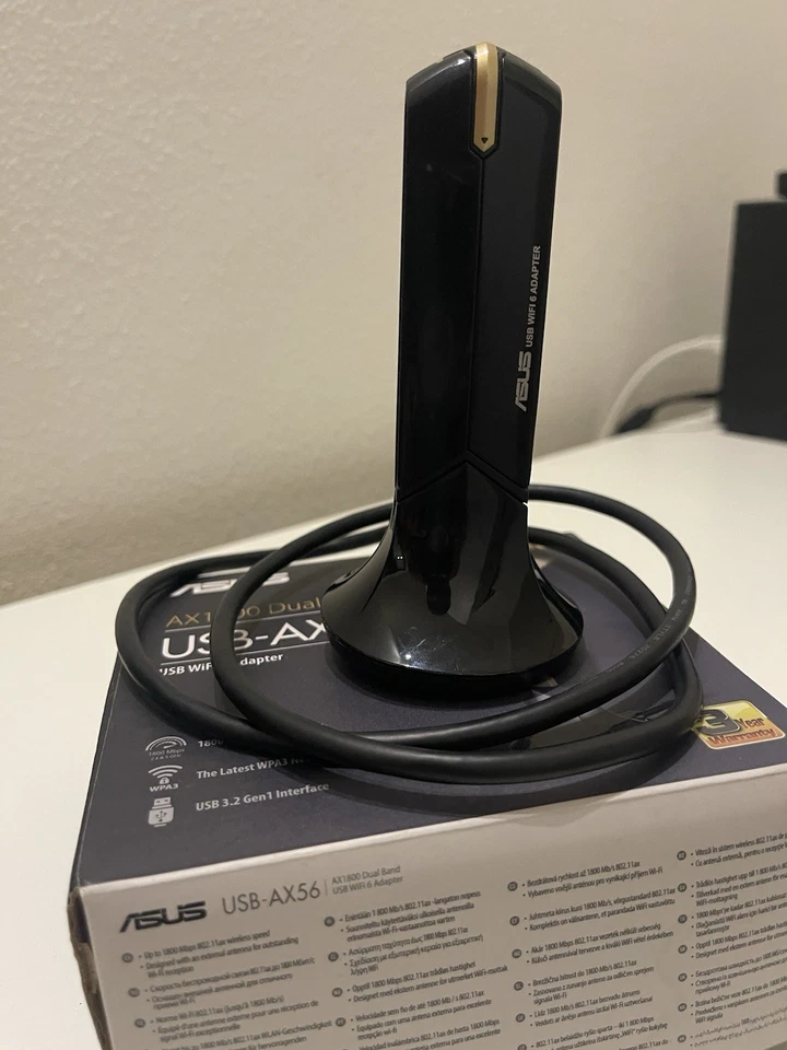 ASUS USB-AX56 Dual Band AX1800 WiFi Adapter - Wi Fi 6 - Immagine 3 di 3