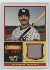 2025 Topps Heritage Clubhouse Collection Relic Austin Wells #CCR-AW 10vb