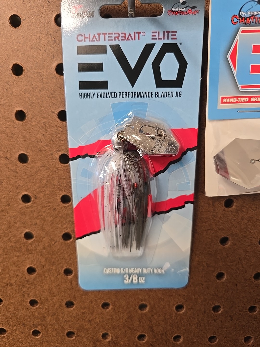 Z Man Evo And Big Blade Chatterbait Lot Of 2 Evo- Electric Shad Big Blade- White - Image 2