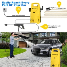 Lightweigh 3800W High Pressure Washer Jet Electric Garden Patio Car Wash Cleaner