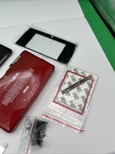 Full Housing Shell Case for Nintendo 3DS System Replacement Screen Aqua RED - Picture 5 of 5