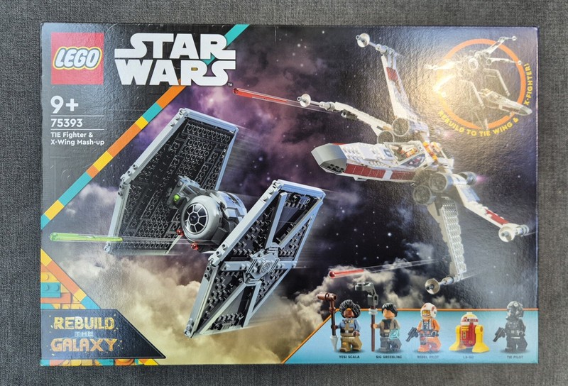 LEGO Star Wars 75393 Tie Fighter and X Wing Mash Up Building Kit