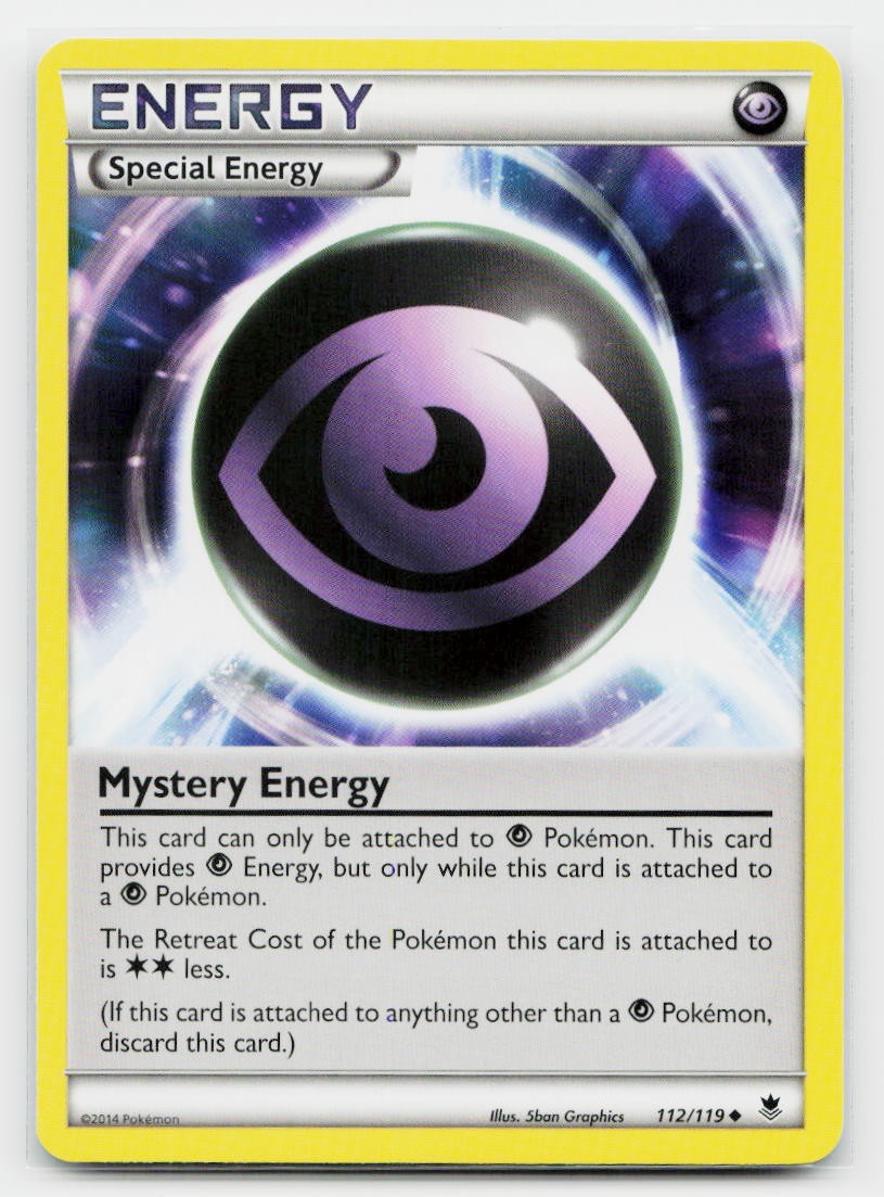 Mystery Energy Uncommon XY - Phantom Forces 112/119 Pokemon TCG