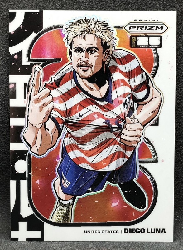 2026 Panini Prizm World Cup Diego Luna #19 Rookie RC Manga Case Hit SSP USA