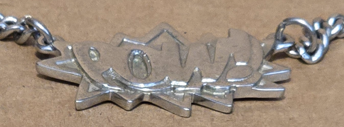 AMBUSH POW! Chain Necklace - Silver Tone 26