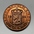 1945 Netherlands East Indies 1/2 Cent — photo from another recent sale