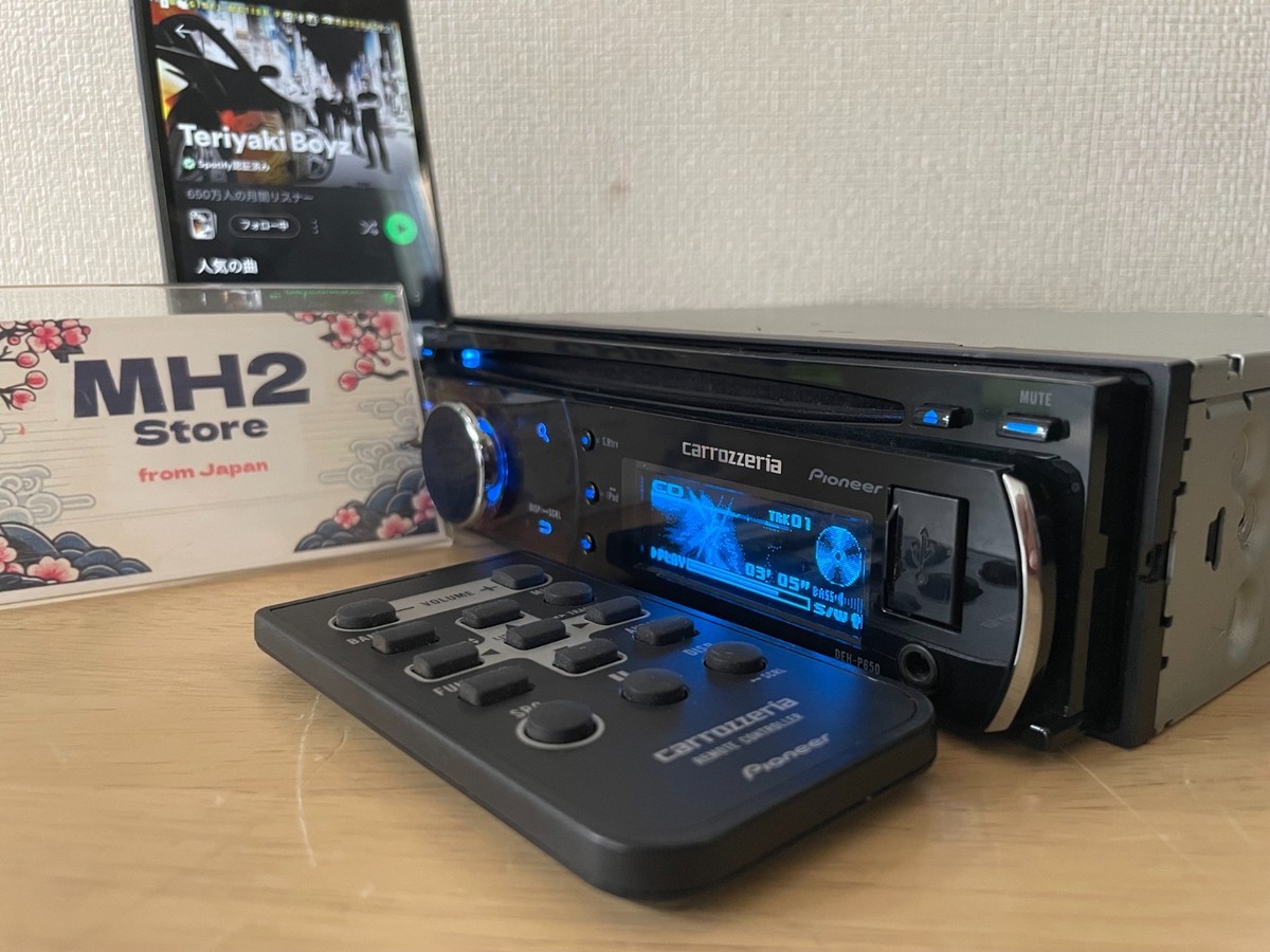 Pioneer Carrozzeria DEH-P650 1Din Car CD Player AUX Bluetooth