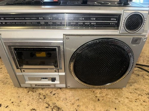Vintage Panasonic RX-1540 Boom Box AM/FM Radio Cassette Player & Recorder Works!