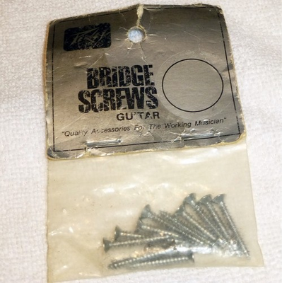 #ad Peavey Vintage 1980s New Old Stock Bridge Screws 12 in Factory Sealed Package $89.95