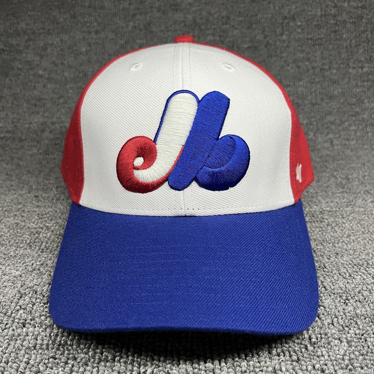 Montreal Expos '47 Brand MVP Hat MLB Red White Blue Adjustable Strapback Cap NEW