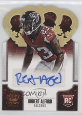 2013 Crown Royale Gold Holo Die-Cut Signatures 12/25 Robert Alford #182 Auto 0af