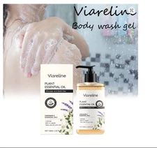 Viareline Floral Body Wash Gel Deep Cleansing Moisturizing Fresh Fragrance