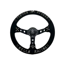 330mm Deep Dish Steering Wheel - Fit 6 hole Hub Like Vertex Nardi NRG Grip