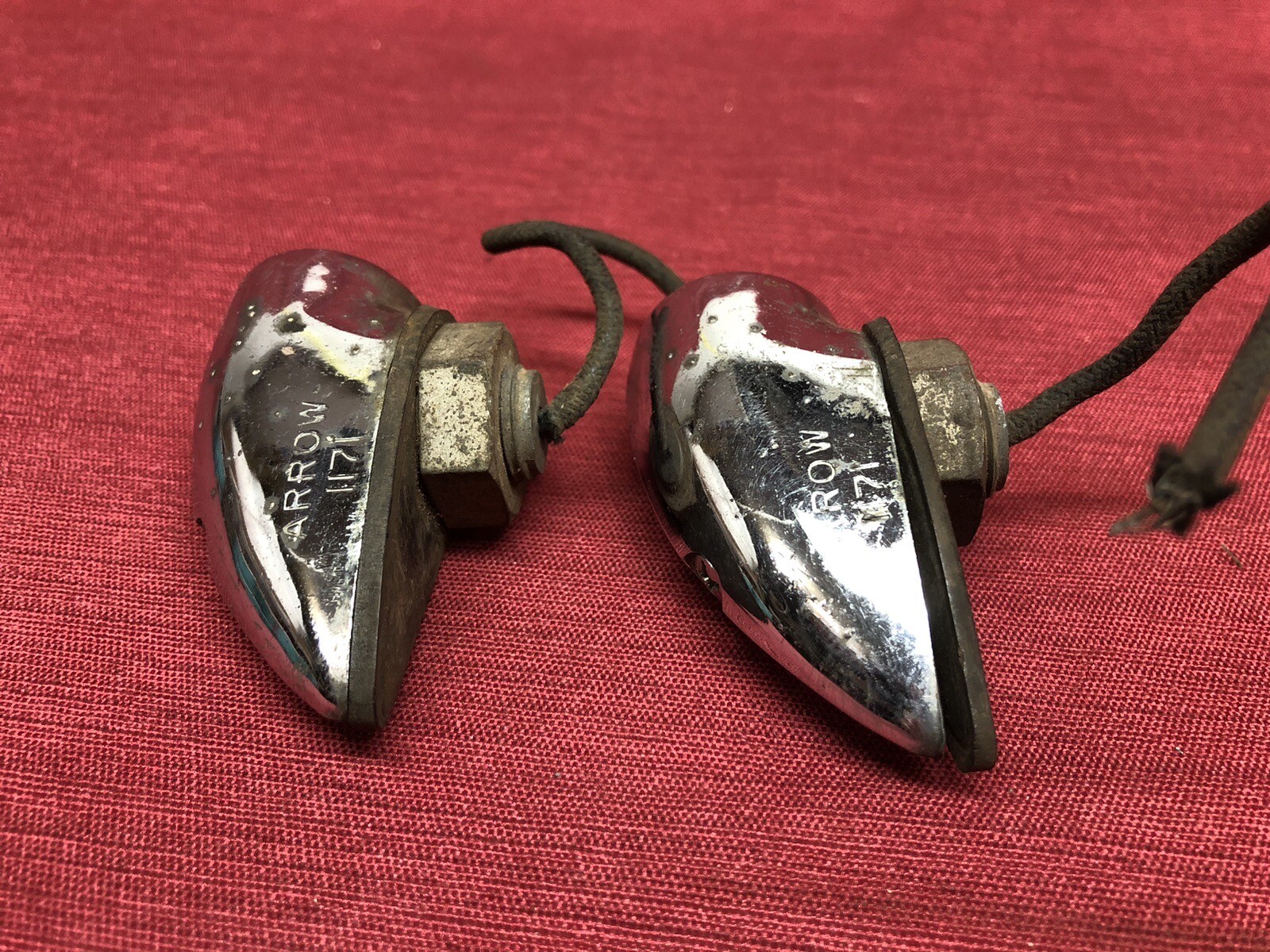 Arrow 1171 CLEAR Fender Marker Lights Hot Rod Rat Custom Vintage