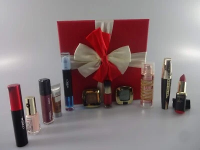 L'Oreal Beauty Glam Make Up Geschenkbox 10-teiliges Geschenkset - Gratis Foundation