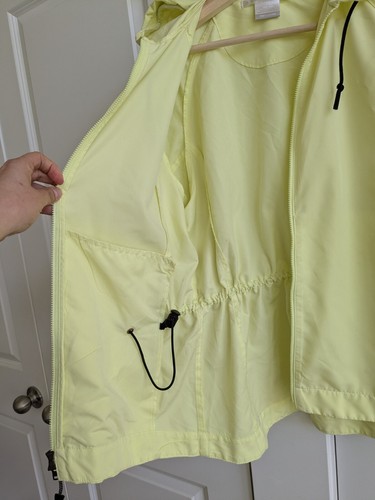 Nike Jacke Damen S gelb Golf FIT STORM wasserabweisend Full Zip Windbreaker - Bild 7 von 13