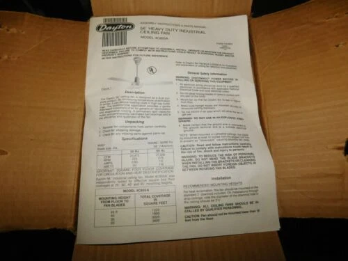 Ventiladores de Techo Blanco Dayton