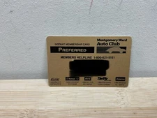 Expired MontGomery Ward Motor Club Premier Membership card B12