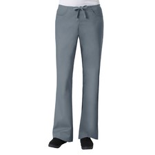MAEVN 9026 Pewter Scrub Pants Elastic Drawstring Back Flare Leg Sizes XXS - XXL