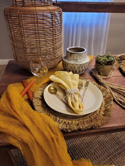 YCC Linens 20" Square Premium Polyester Cloth Dinner Napkins Restaurant Quality - Image 4 of 4