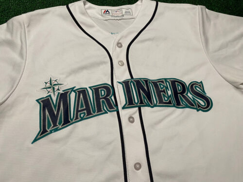 Herren Erwachsene Ken Griffey Jr Trikot L Large Seattle Mariners Baseball MLB - Bild 7 von 10