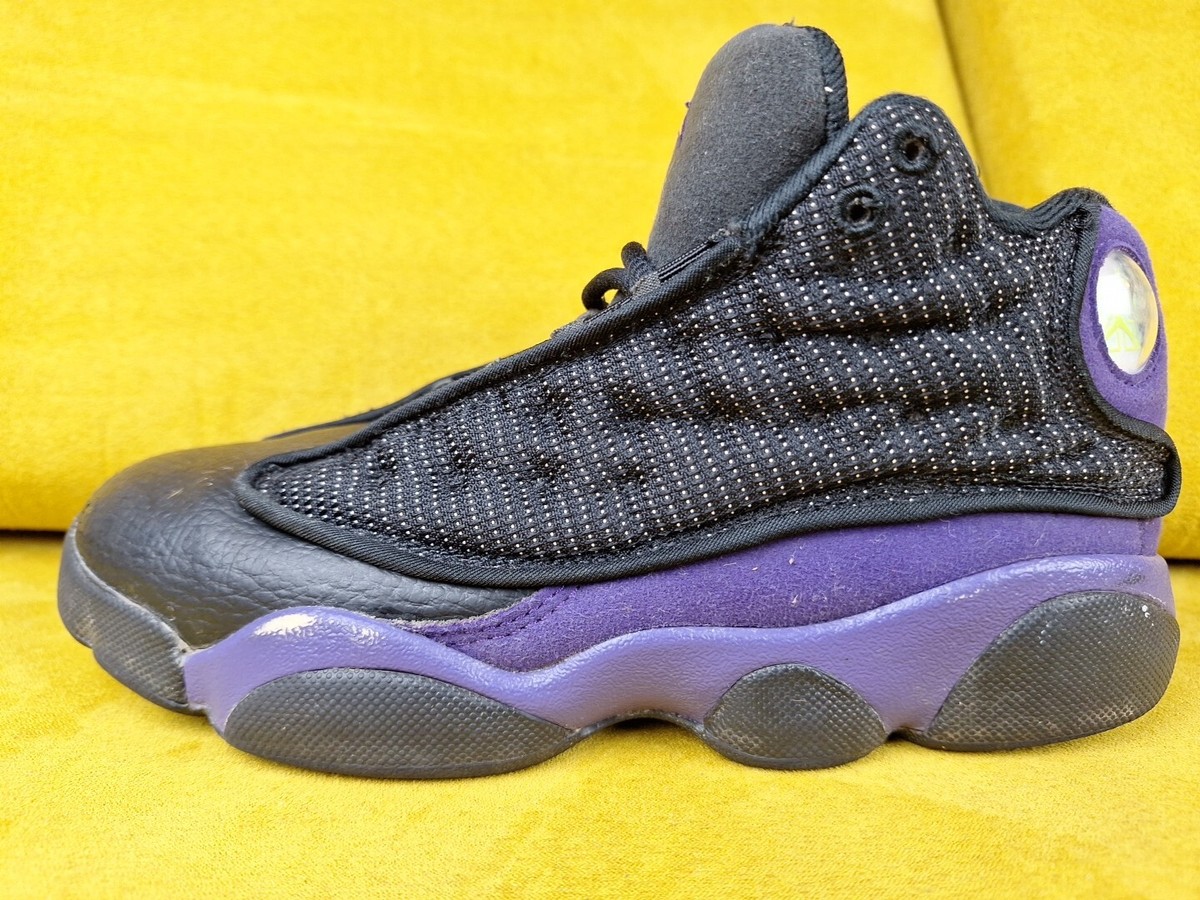 jordan 13s black and purple