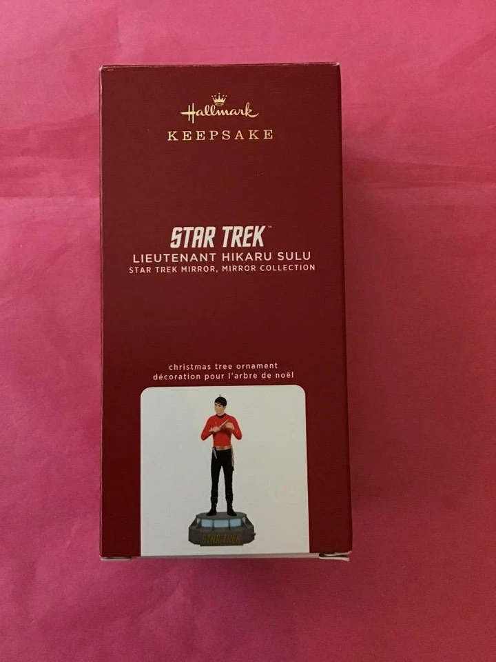 Hallmark Ornament Storytellers Mirror Mirror Star Trek Lieutenant Hikaru Sulu