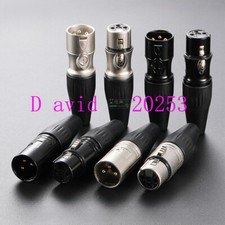 Microphone Male/female plug Microphone audio connector balances XLR cannon