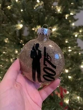 Handmade "007" Christmas Ornament!