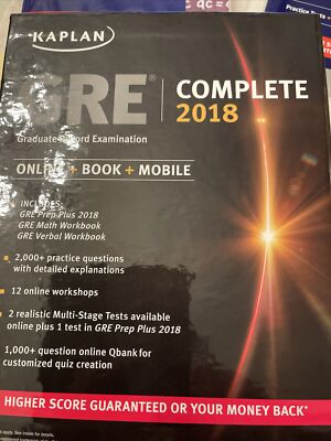 GRE complete 2018  KAPLAN  test
