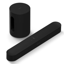Sonos Beam (gen 2) Soundbar And Sub Mini Wireless Subwoofer