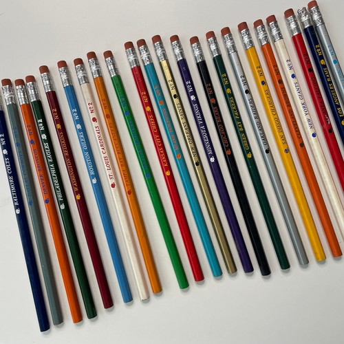 Vintage 1970s NFL Team Pencils 22 Teams eBay