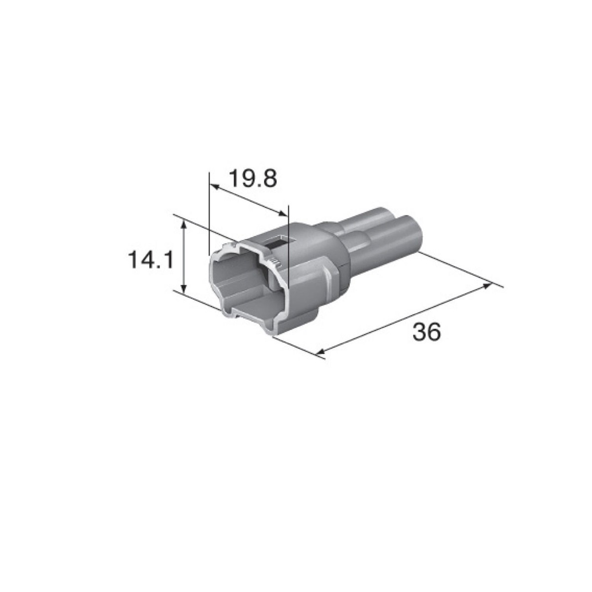 2 Pin Waterproof Connector Plug Set Sumitomo MT090 6187-2311 6180