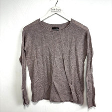 American Eagle Sweater Knit Long Sleeve Pullover Mauve Purple Casual Solid Women