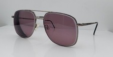 Vintage Giorgio Vincente GV330 Gunmetal Pilot Metal Sunglasses Japan FRAMES ONLY