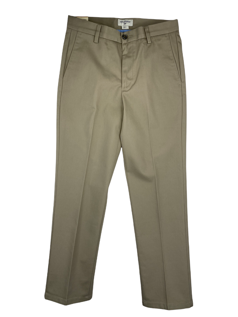 Men Size W29 L30 Pants Tan Dockers The Best Pressed Slim Fit