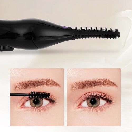 Heated Eyelash Curler Long Lasting Rechargeable Electric Eyelash Curler (Black) - Picture 11 of 11