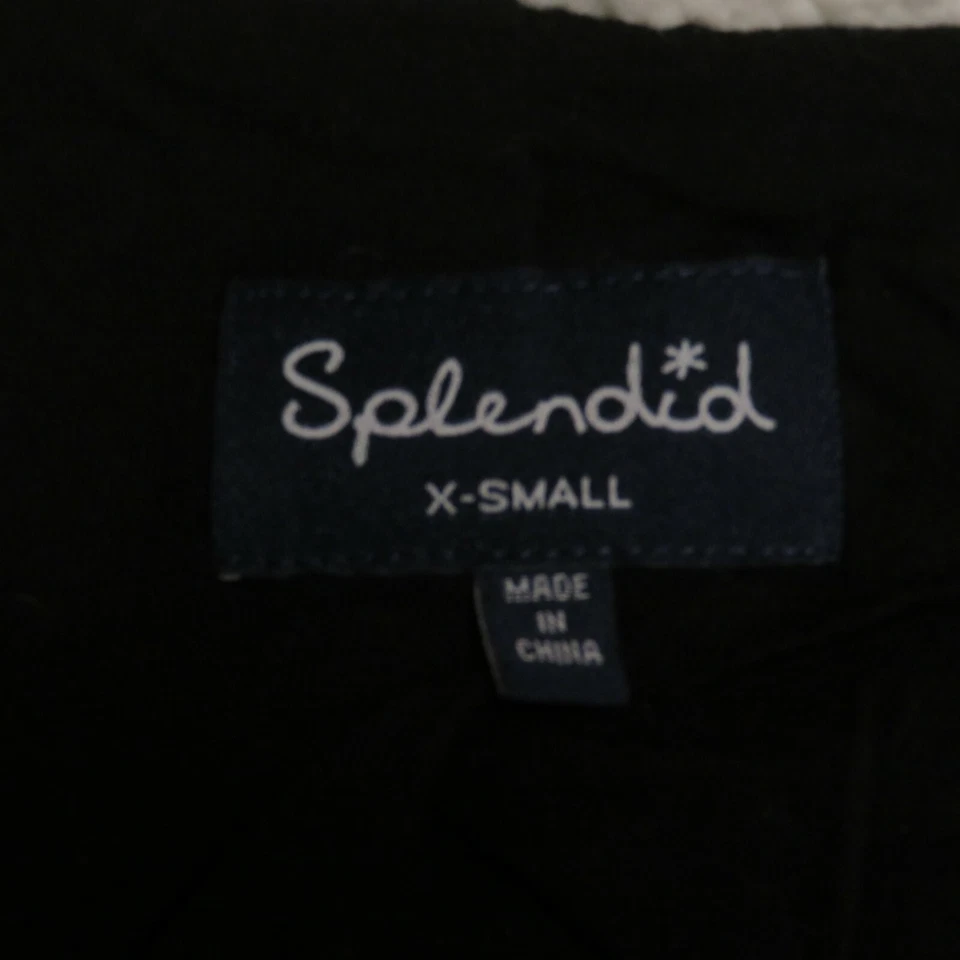 Великолепный жилет женщин XS шерсти флисовый воротник черный белый клетку шерстяная смесь - Изображение 4 из 4