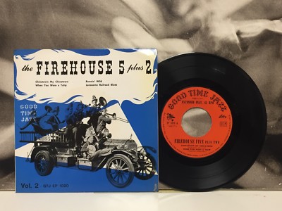 FIREHOUSE 5 FIVE PLUS TWO - VOL. 2 7'' EP 50er ITALY GOOD TIME JAZZ GTJ EP 1020